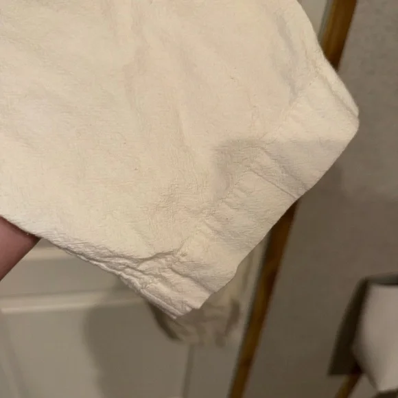 Free People Margate Pleated Trousers in white - Picture 5 of 5